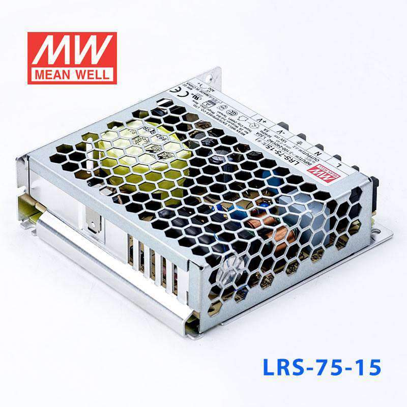 Mean Well LRS-75-15 Power Supply 75W 15V 5A - PHOTO 3