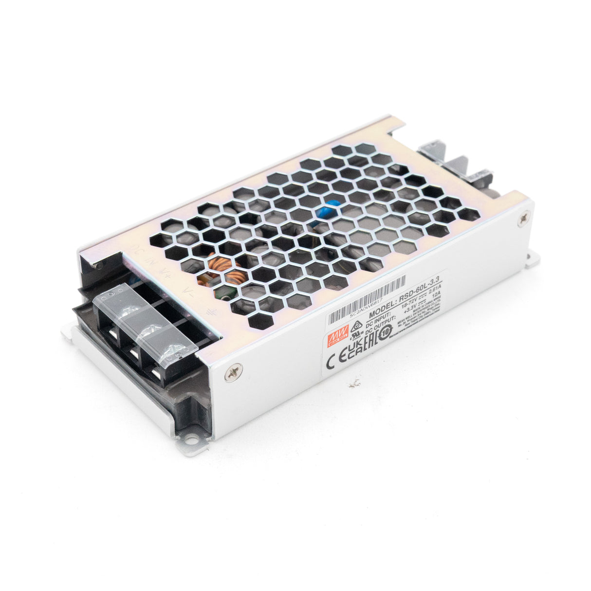 Mean Well RSD-60L-3.3 DC-DC Converter - 39.6W - 18~72V in 3.3V out 12A - PHOTO 1