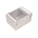 Boxco D - Series 13.78 x 9.84 x 6.69 Inches(350 x 250 x 170mm) All In One Dual Door Box Enclosure, IP67, IK08, ABS, Grey Cover - BC-ARD-253517 - powersupplymall.com