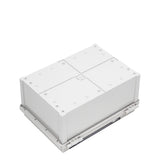 Boxco D - Series 13.78 x 9.84 x 7.48 Inches(350 x 250 x 190mm) All In One Dual Door Box Enclosure, IP67, IK08, ABS, Grey Cover - BC-ARD-253519 - powersupplymall.com