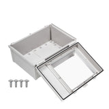 Boxco D - Series 13.78 x 9.84 x 7.48 Inches(350 x 250 x 190mm) All In One Dual Door Box Enclosure, IP67, IK08, ABS, Grey Cover - BC-ARD-253519 - powersupplymall.com