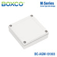 Boxco M - Series 5.12 x 5.12 x 1.38 Inches(130 x 130 x 35mm) Plastic Enclosure, IP67, IK08, ABS, Grey Cover, Screw Type - BC-AGM-131303 - powersupplymall.com