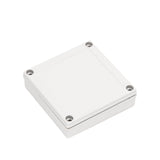 Boxco M - Series 5.12 x 5.12 x 1.38 Inches(130 x 130 x 35mm) Plastic Enclosure, IP67, IK08, PC, Grey Cover, Screw Type - BC - CGM - 131303 - powersupplymall.com