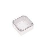 Boxco M - Series 5.12 x 5.12 x 2.36 Inches(130 x 130 x 60mm) Plastic Enclosure, IP67, IK08, PC, Transparent Cover, Screw Type - BC-CTM-131306 - powersupplymall.com