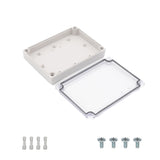 Boxco M - Series 5.12 x 7.09 x 1.38 Inches(130 x 180 x 35mm) Plastic Enclosure, IP67, IK08, PC, Transparent Cover, Screw Type - BC-CTM-131803 - powersupplymall.com