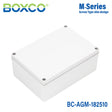 Boxco M - Series 7.09 x 10.04 x 3.94 Inches(180 x 255 x 100mm) Plastic Enclosure, IP67, IK08, ABS, Grey Cover, Screw Type - BC - AGM - 182510 - powersupplymall.com