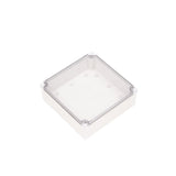 Boxco M - Series 7.09 x 7.09 x 2.36 Inches(180 x 180 x 60mm) Plastic Enclosure, IP67, IK08, PC, Transparent Cover, Screw Type - BC - CTM - 181806 - powersupplymall.com