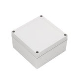Boxco M - Series 7.09 x 7.09 x 4.92 Inches(180 x 180 x 125mm) Plastic Enclosure, IP67, IK08, ABS, Grey Cover, Screw Type - BC-AGM-181812 - powersupplymall.com