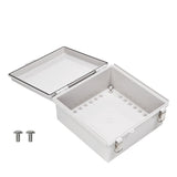 Boxco P - Series 11.02 x 11.02 x 5.12 Inches(280 x 280 x 130mm) Plastic Enclosure, IP67, IK08, ABS, Grey Cover, Molded Hinge and Latch Type - BC-AGP-282813 - powersupplymall.com