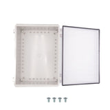 Boxco P - Series 11.02 x 14.96 x 5.12 Inches(280 x 380 x 130mm) Plastic Enclosure, IP67, IK08, ABS, Transparent Cover, Molded Hinge and Latch Type - BC-ATP-283813 - powersupplymall.com