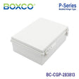 Boxco P - Series 11.02 x 14.96 x 5.12 Inches(280 x 380 x 130mm) Plastic Enclosure, IP67, IK08, PC, Grey Cover, Molded Hinge and Latch Type - BC-CGP-283813 - powersupplymall.com