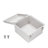 Boxco P - Series 11.81 x 11.81 x 7.09 Inches(300 x 300 x 180mm) Plastic Enclosure, IP67, IK08, ABS, Grey Cover, Molded Hinge and Latch Type - BC-AGP-303018 - powersupplymall.com