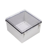 Boxco P - Series 11.81 x 11.81 x 7.09 Inches(300 x 300 x 180mm) Plastic Enclosure, IP67, IK08, ABS, Transparent Cover, Molded Hinge and Latch Type - BC-ATP-303018 - powersupplymall.com