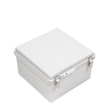 Boxco P - Series 11.81 x 11.81 x 7.09 Inches(300 x 300 x 180mm) Plastic Enclosure, IP67, IK08, PC, Grey Cover, Molded Hinge and Latch Type - BC-CGP-303018 - powersupplymall.com