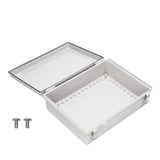 Boxco P - Series 11.81 x 15.75 x 4.72 Inches(300 x 400 x 120mm) Plastic Enclosure, IP67, IK08, ABS, Grey Cover, Molded Hinge and Latch Type - BC-AGP-304012 - powersupplymall.com