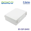 Boxco P - Series 11.81 x 15.75 x 4.72 Inches(300 x 400 x 120mm) Plastic Enclosure, IP67, IK08, PC, Grey Cover, Molded Hinge and Latch Type - BC-CGP-304012 - powersupplymall.com