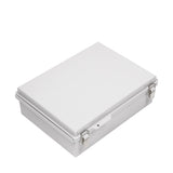 Boxco P - Series 11.81 x 15.75 x 4.72 Inches(300 x 400 x 120mm) Plastic Enclosure, IP67, IK08, PC, Grey Cover, Molded Hinge and Latch Type - BC-CGP-304012 - powersupplymall.com