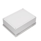 Boxco P - Series 11.81 x 15.75 x 5.91 Inches(300 x 400 x 150mm) Plastic Enclosure, IP67, IK08, ABS, Grey Cover, Molded Hinge and Latch Type - BC-AGP-304015 - powersupplymall.com