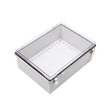 Boxco P - Series 11.81 x 15.75 x 5.91 Inches(300 x 400 x 150mm) Plastic Enclosure, IP67, IK08, ABS, Transparent Cover, Molded Hinge and Latch Type - BC - ATP - 304015 - powersupplymall.com