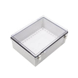 Boxco P - Series 11.81 x 15.75 x 5.91 Inches(300 x 400 x 150mm) Plastic Enclosure, IP67, IK08, ABS, Transparent Cover, Molded Hinge and Latch Type - BC-ATP-304015 - powersupplymall.com