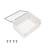 Boxco P - Series 11.81 x 15.75 x 7.09 Inches(300 x 400 x 180mm) Plastic Enclosure, IP67, IK08, PC, Transparent Cover, Molded Hinge and Latch Type - BC-CTP-304018 - powersupplymall.com