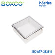 Boxco P - Series 13.78 x 13.78 x 5.91 Inches(350 x 350 x 150mm) Plastic Enclosure, IP67, IK08, ABS, Transparent Cover, Molded Hinge and Latch Type - BC-ATP-353515 - powersupplymall.com