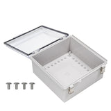 Boxco P - Series 13.78 x 13.78 x 7.09 Inches(350 x 350 x 180mm) Plastic Enclosure, IP67, IK08, ABS, Transparent Cover, Molded Hinge and Latch Type - BC - ATP - 353518 - powersupplymall.com