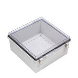 Boxco P - Series 13.78 x 13.78 x 7.09 Inches(350 x 350 x 180mm) Plastic Enclosure, IP67, IK08, ABS, Transparent Cover, Molded Hinge and Latch Type - BC-ATP-353518 - powersupplymall.com