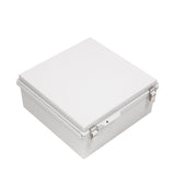 Boxco P - Series 13.78 x 13.78 x 7.09 Inches(350 x 350 x 180mm) Plastic Enclosure, IP67, IK08, PC, Grey Cover, Molded Hinge and Latch Type - BC-CGP-353518 - powersupplymall.com