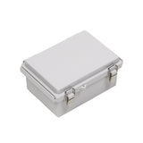 Boxco P - Series 5.31 x 7.28 x 3.35 Inches(135 x 185 x 85mm) Plastic Enclosure, IP67, IK08, PC, Grey Cover, Molded Hinge and Latch Type - BC-CGP-131808 - powersupplymall.com