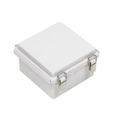 Boxco P - Series 5.91 x 5.91 x 3.54 Inches(150 x 150 x 90mm) Plastic Enclosure, IP67, IK08, ABS, Grey Cover, Molded Hinge and Latch Type - BC-AGP-151509 - powersupplymall.com