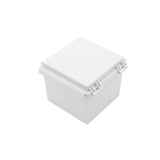 Boxco P - Series 5.91 x 5.91 x 4.72 Inches(150 x 150 x 120mm) Plastic Enclosure, IP67, IK08, PC, Grey Cover, Molded Hinge and Latch Type - BC-CGP-151512 - powersupplymall.com