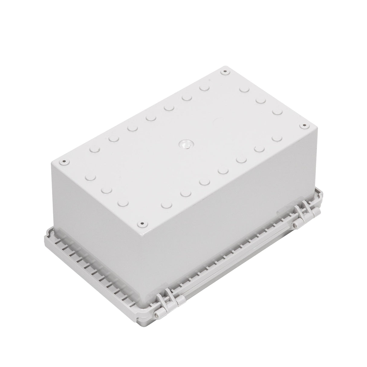 Boxco P - Series 6.30 x 10.24 x 5.12 Inches(160 x 260 x 130mm) Plastic Enclosure, IP67, IK08, PC, Grey Cover, Molded Hinge and Latch Type - BC-CGP-162613 - powersupplymall.com