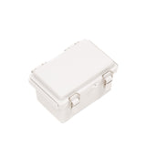 Boxco P - Series 6.30 x 8.27 x 5.12 Inches(160 x 210 x 130mm) Plastic Enclosure, IP67, IK08, ABS, Grey Cover, Molded Hinge and Latch Type - BC - AGP - 162113 - powersupplymall.com