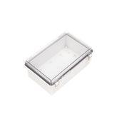 Boxco P - Series 6.69 x 10.63 x 4.33 Inches(170 x 270 x 110mm) Plastic Enclosure, IP67, IK08, ABS, Transparent Cover, Molded Hinge and Latch Type - BC-ATP-172711 - powersupplymall.com
