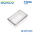 Boxco P - Series 6.69 x 10.63 x 4.33 Inches(170 x 270 x 110mm) Plastic Enclosure, IP67, IK08, ABS, Transparent Cover, Molded Hinge and Latch Type - BC - ATP - 172711 - powersupplymall.com