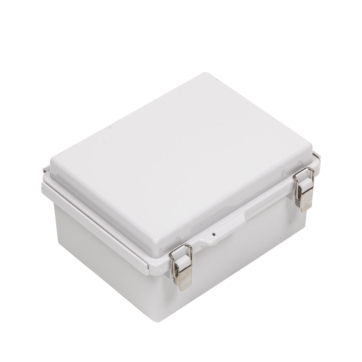 Boxco P - Series 6.69 x 8.66 x 4.33 Inches(170 x 220 x 110mm) Plastic Enclosure, IP67, IK08, PC, Grey Cover, Molded Hinge and Latch Type - BC-CGP-172211 - powersupplymall.com