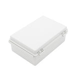 Boxco P - Series 7.48 x 11.02 x 3.94 Inches(190 x 280 x 100mm) Plastic Enclosure, IP67, IK08, ABS, Grey Cover, Molded Hinge and Latch Type - BC-AGP-192810 - powersupplymall.com
