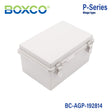 Boxco P - Series 7.48 x 11.02 x 5.51 Inches(190 x 280 x 140mm) Plastic Enclosure, IP67, IK08, ABS, Grey Cover, Molded Hinge and Latch Type - BC-AGP-192814 - powersupplymall.com