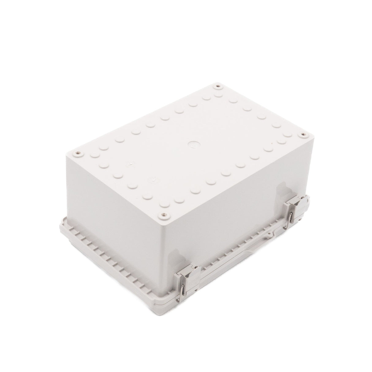 Boxco P - Series 7.48 x 11.02 x 5.51 Inches(190 x 280 x 140mm) Plastic Enclosure, IP67, IK08, ABS, Grey Cover, Molded Hinge and Latch Type - BC-AGP-192814 - powersupplymall.com