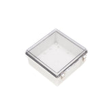 Boxco P - Series 8.27 x 8.27 x 3.94 Inches(210 x 210 x 100mm) Plastic Enclosure, IP67, IK08, ABS, Transparent Cover, Molded Hinge and Latch Type - BC - ATP - 212110 - powersupplymall.com