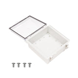 Boxco P - Series 8.27 x 8.27 x 3.94 Inches(210 x 210 x 100mm) Plastic Enclosure, IP67, IK08, ABS, Transparent Cover, Molded Hinge and Latch Type - BC - ATP - 212110 - powersupplymall.com