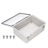 Boxco P - Series 9.84 x 13.78 x 5.91 Inches(250 x 350 x 150mm) Plastic Enclosure, IP67, IK08, ABS, Transparent Cover, Molded Hinge and Latch Type - BC-ATP-253515 - powersupplymall.com