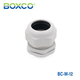Boxco Plastic Cable Gland 0.12~0.26 Inches(3~6.5mm) Cable Range BC - M - 12 - BC-M-12 - powersupplymall.com