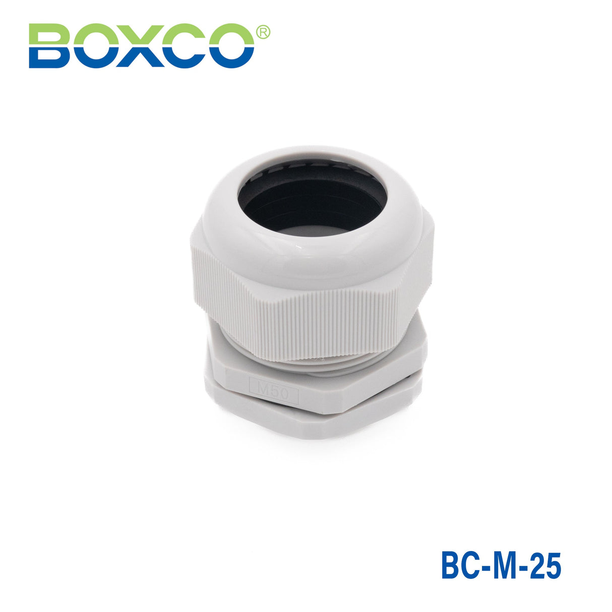 Boxco Plastic Cable Gland 0.51~0.71 Inches(13~18mm) Cable Range BC - M - 25 - BC-M-25 - powersupplymall.com