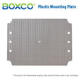 Boxco Plastic Mounting Plate 1308P - 1308P - powersupplymall.com