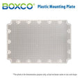 Boxco Plastic Mounting Plate, Grid Type, Q Series Only, 2030G - 2030G - powersupplymall.com