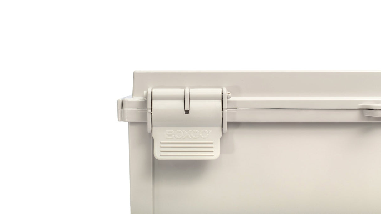 Boxco Q - Series 11.81 x 11.81 x 6.30 Inches(300 x 300 x 160mm) Plastic Enclosure, IP67, IK08, ABS, Grey Cover, Hinge Type with Plate - BC-AGQ-303016G - powersupplymall.com
