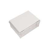 Boxco Q - Series 11.81 x 15.75 x 6.30 Inches(300 x 400 x 160mm) Plastic Enclosure, IP67, IK08, ABS, Grey Cover, Hinge Type with Plate - BC-AGQ-304016G - powersupplymall.com