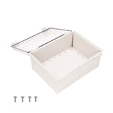 Boxco Q - Series 11.81 x 15.75 x 7.09 Inches(300 x 400 x 180mm) Plastic Enclosure, IP67, IK08, ABS, Transparent Cover, Plastic Hinge and Latch Type - BC-ATQ-304018 - powersupplymall.com